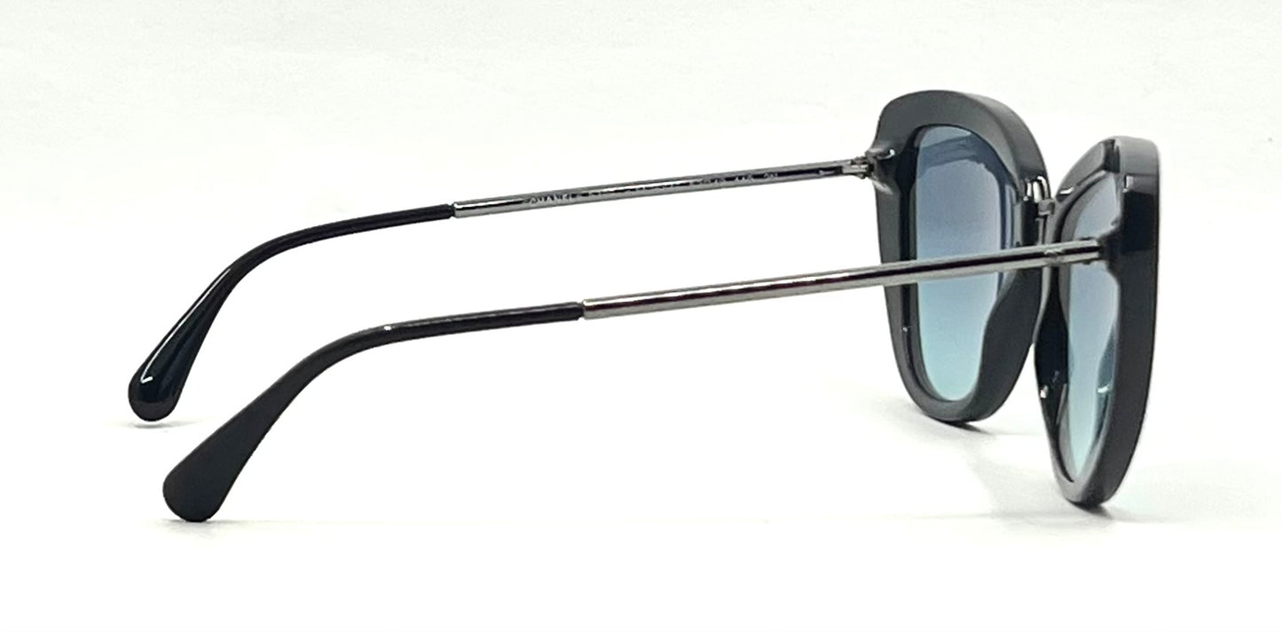 Chanel 5399 Cat Eye Sunglasses Blue Gradient Lenses Italy 53-19
