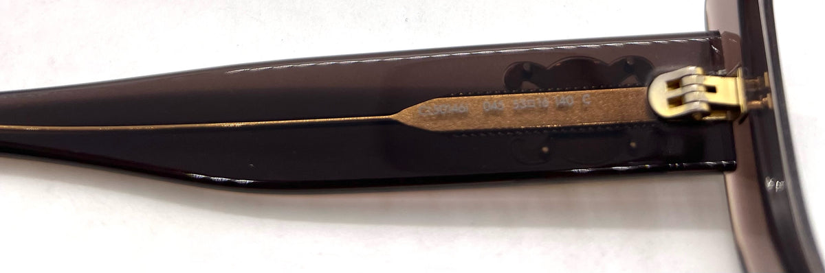 Celine Triomphe CL50146I Brown Cat Eye Eyeglasses Unworn-Full Kit-Italy