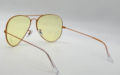 Ray-Ban RB3025 Aviator Evolve Yellow Photochromic Bronze 58-14 New Full Kit