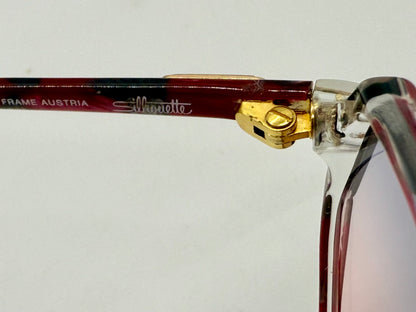 Silhouette M1301 C3010 VINTAGE Sunglasses w/New, CUSTOM Gradient-Austria-54mm