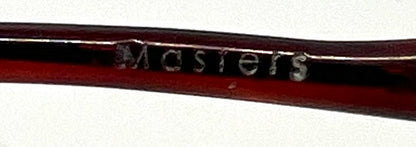 Masters Rimless Sunglasses-Solid Yellow Lenses-Unworn/Vintage
