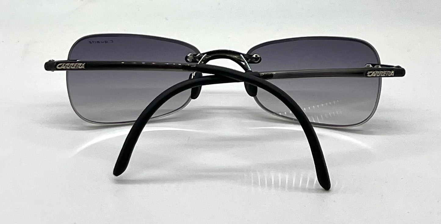 Carrera Quartz Alpha 29X Rimless VINTAGE Sunglasses Made Italy NOS/Unworn-54mm