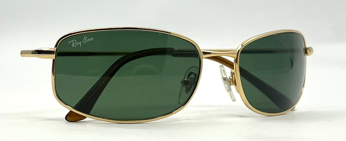 Ray-Ban RB3198 Gold G15 Sunglasses 56-17 Unworn Made in Italy