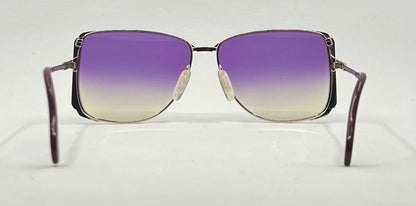 ZEISS 9293/0 Vintage Sunglasses w/New Purple to Yellow Gradient Custom Lenses-60mm