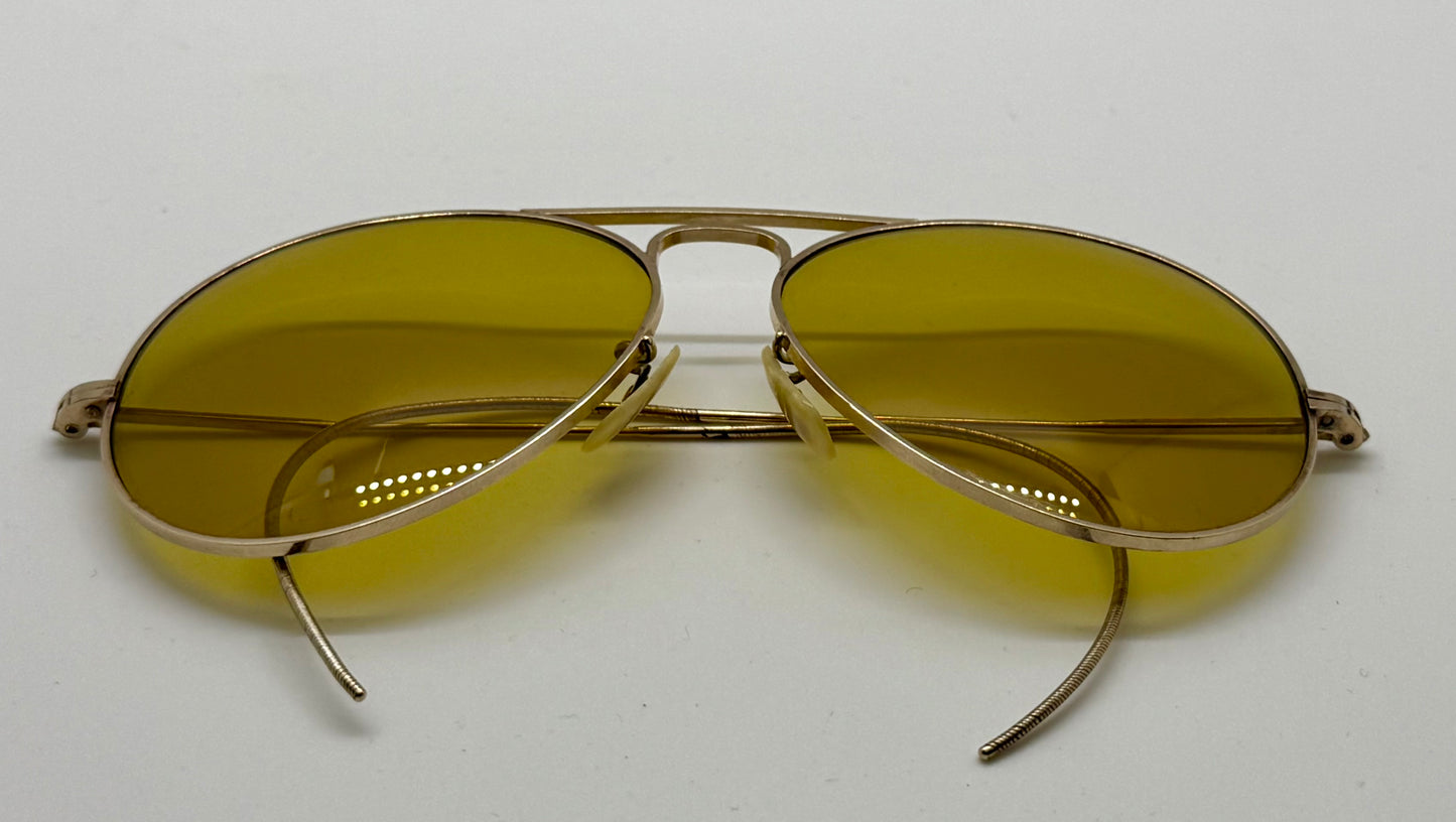 Vintage 1940s Aviator Sunglasses w/ Brand New-Custom Berko’s Designs Lenses