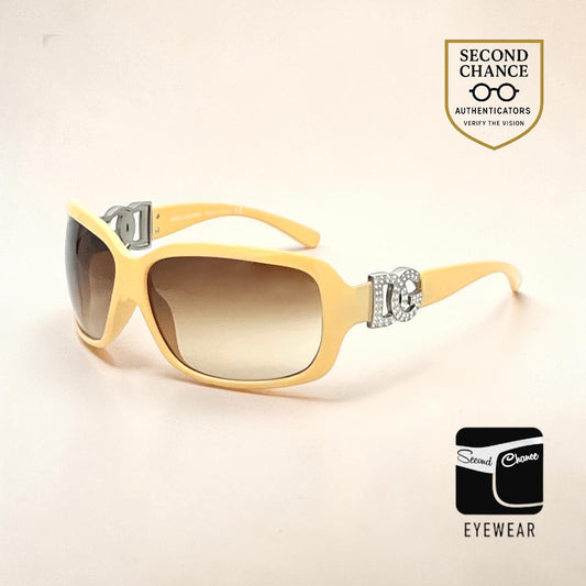 Dolce & Gabbana DG6029-B Crystal Logo Sunglasses-Vintage Y2K-Italy