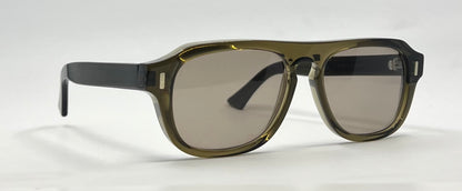 Cutler and Gross 1819 Olive Sunglasses 55-17 Handmade Italy | New Custom Lenses | Full Kit
