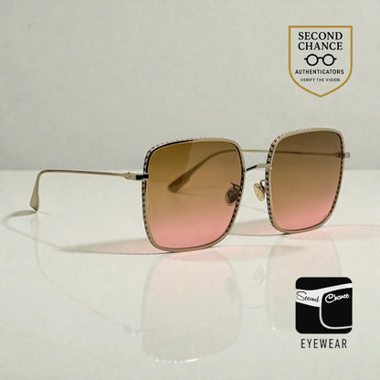 DIOR BY DIOR 3F Sunglasses-Silver Frame w/Gradient lenses-Y2K Vintage-Italy-Unworn