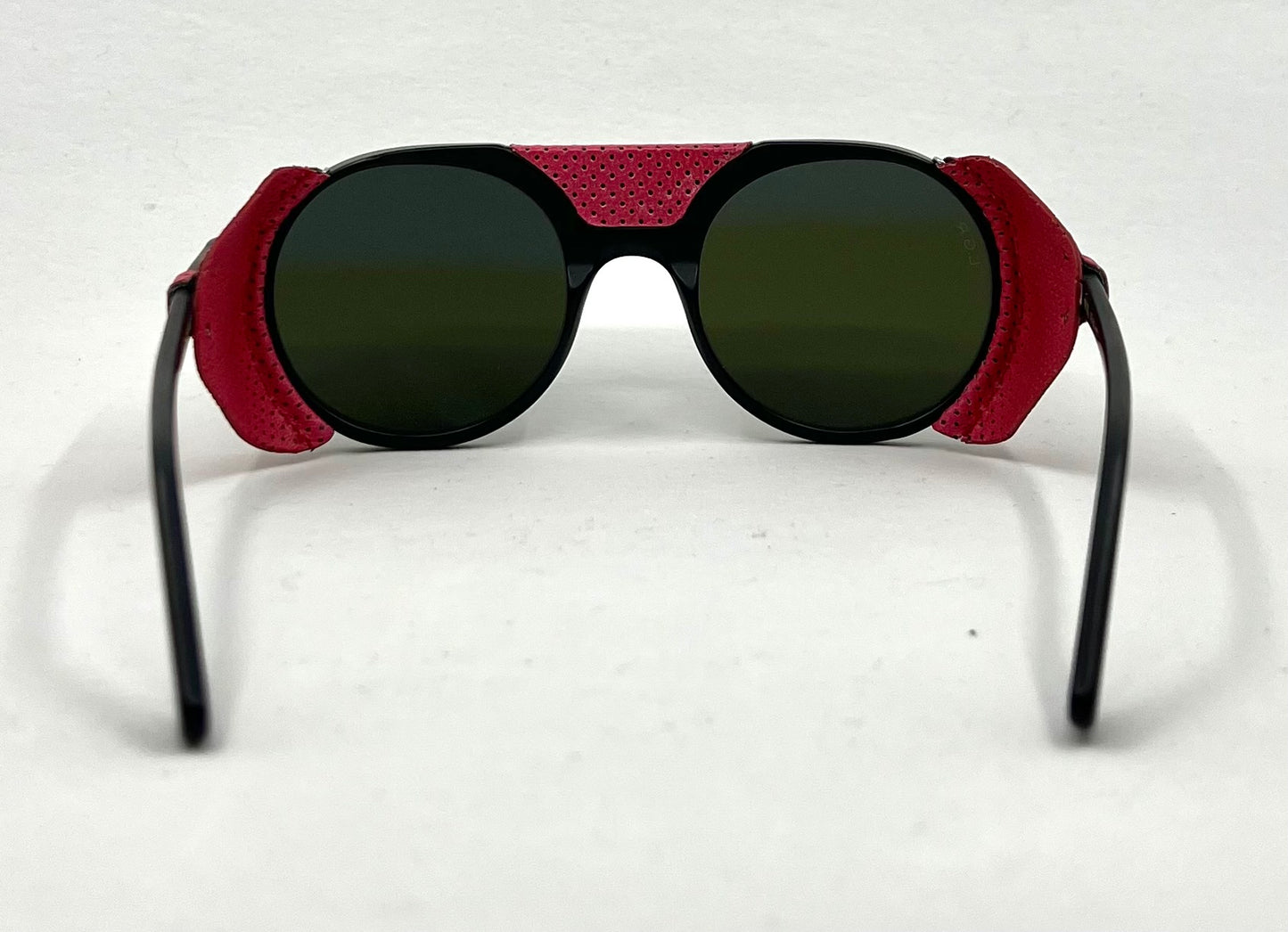 L.G.R Reunion III Glacier Sunglasses 49-22 Pink Leather Shields – Full Kit – Unworn