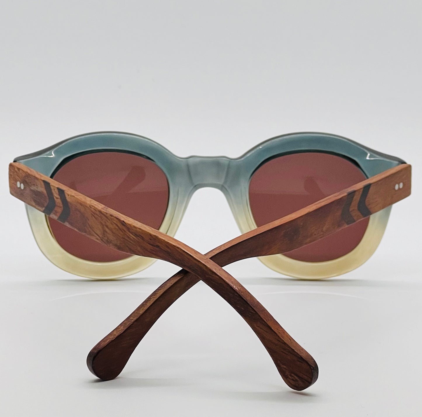 Original Timber Co. San Francisco-Model: B-16000
Y2K Deadstock-Genuine Wood Temples-45mm