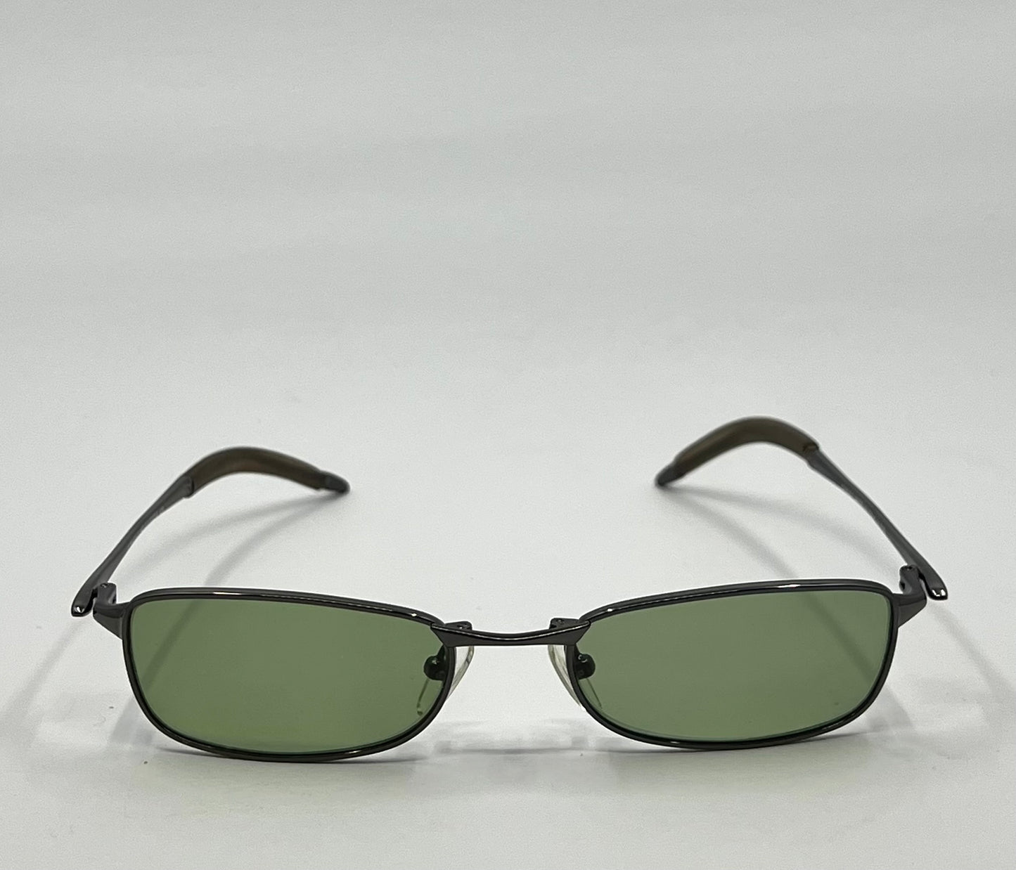 Oakley Straightline 2.0 Vintage Sunglasses-Model 11-729-New Solid Green Tinted Custom Sunglasses-UNWORN
