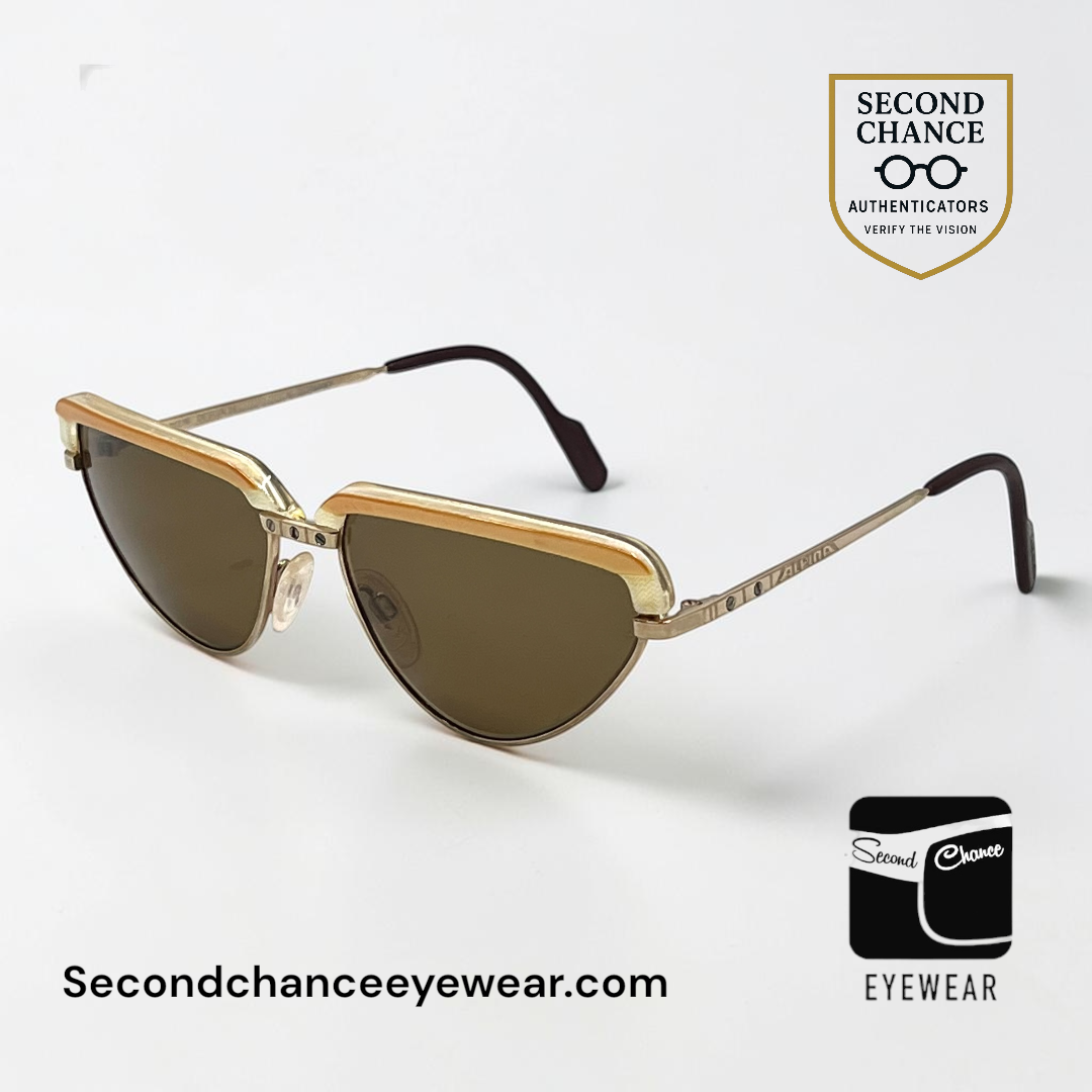 Alpina FM 61 West Germany Cat Eye Vintage Sunglasses-New Custom Lenses-Unworn