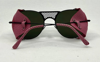 L.G.R Lawrence Flap 54-20-145 Pink Leather Side Shields Handmade in Italy Unworn