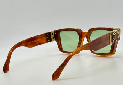Louis Vuitton 1.1 Millionaires Z3401W Crystal Brown Green Lens Sunglasses