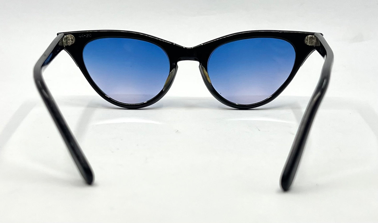 SRO VINTAGE Cat-Eye Sunglasses USA Made-New Blue Gradient Custom Lenses