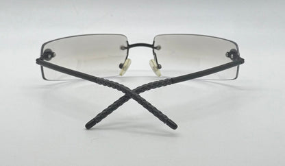 Chanel 4047 C.170/8G Y2K Vintage Sunglasses-Unworn All Original-Rimless-62mm
