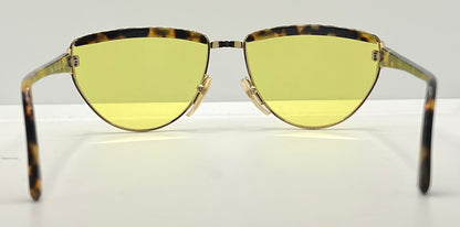 Kador MOD. K 80 Vintage Italian Sunglasses w/New Yellow Custom Lenses-57mm