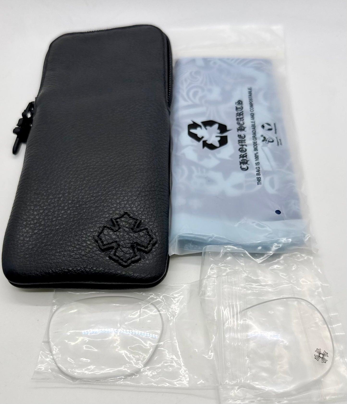 Chrome Hearts Duck Butter ARVISS Olive Crystal Zeiss Polarized Full Kit Unworn Japan