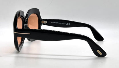 Tom Ford “REN” Black Photochromic Sunglasses 60mm UNWORN Full Kit Made in Italy