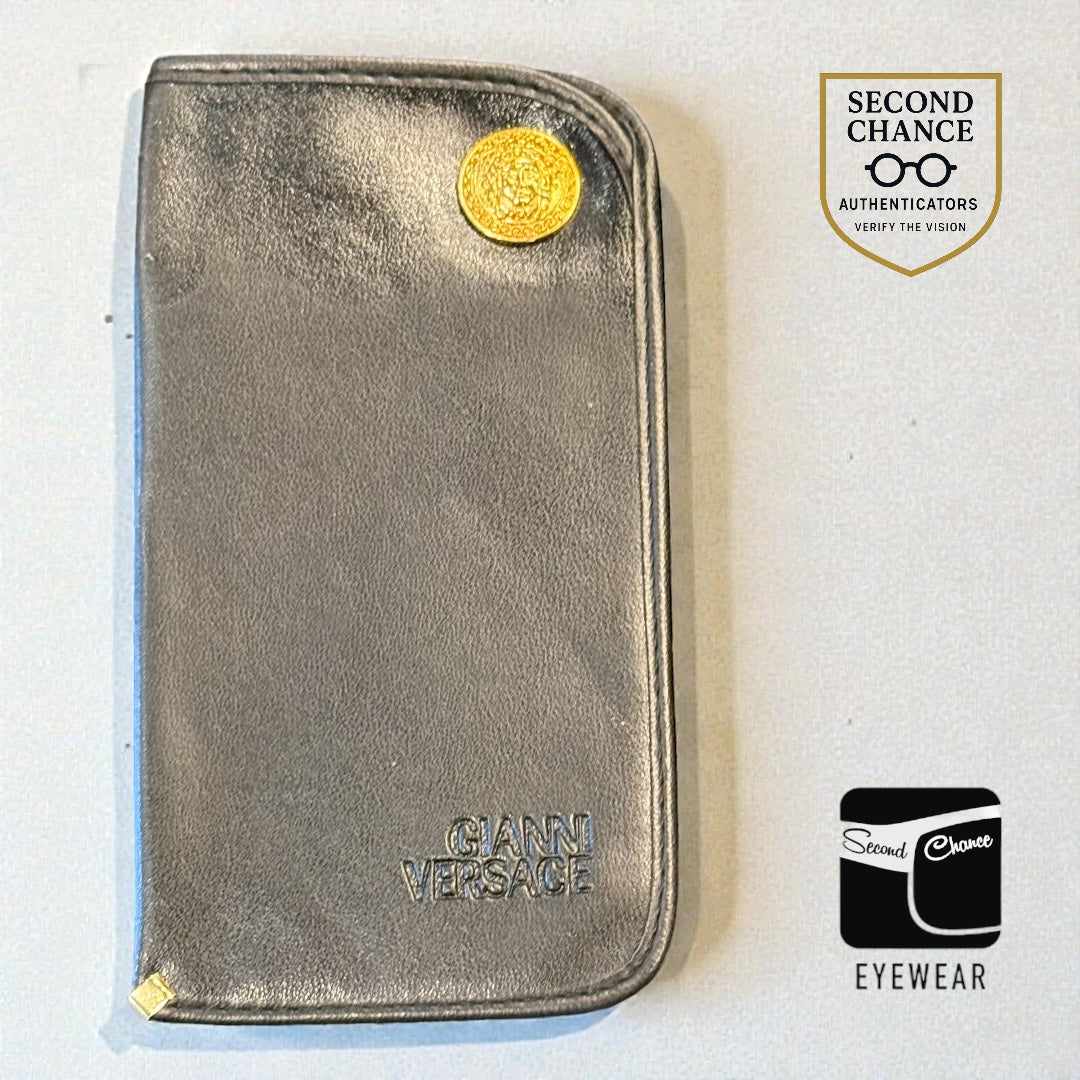 Gianni Versace VINTAGE Leather Case-Medusa NOS-RARE/COLLECTIBLE