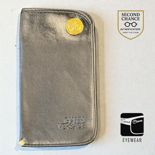 Gianni Versace VINTAGE Leather Case-Medusa NOS-RARE/COLLECTIBLE