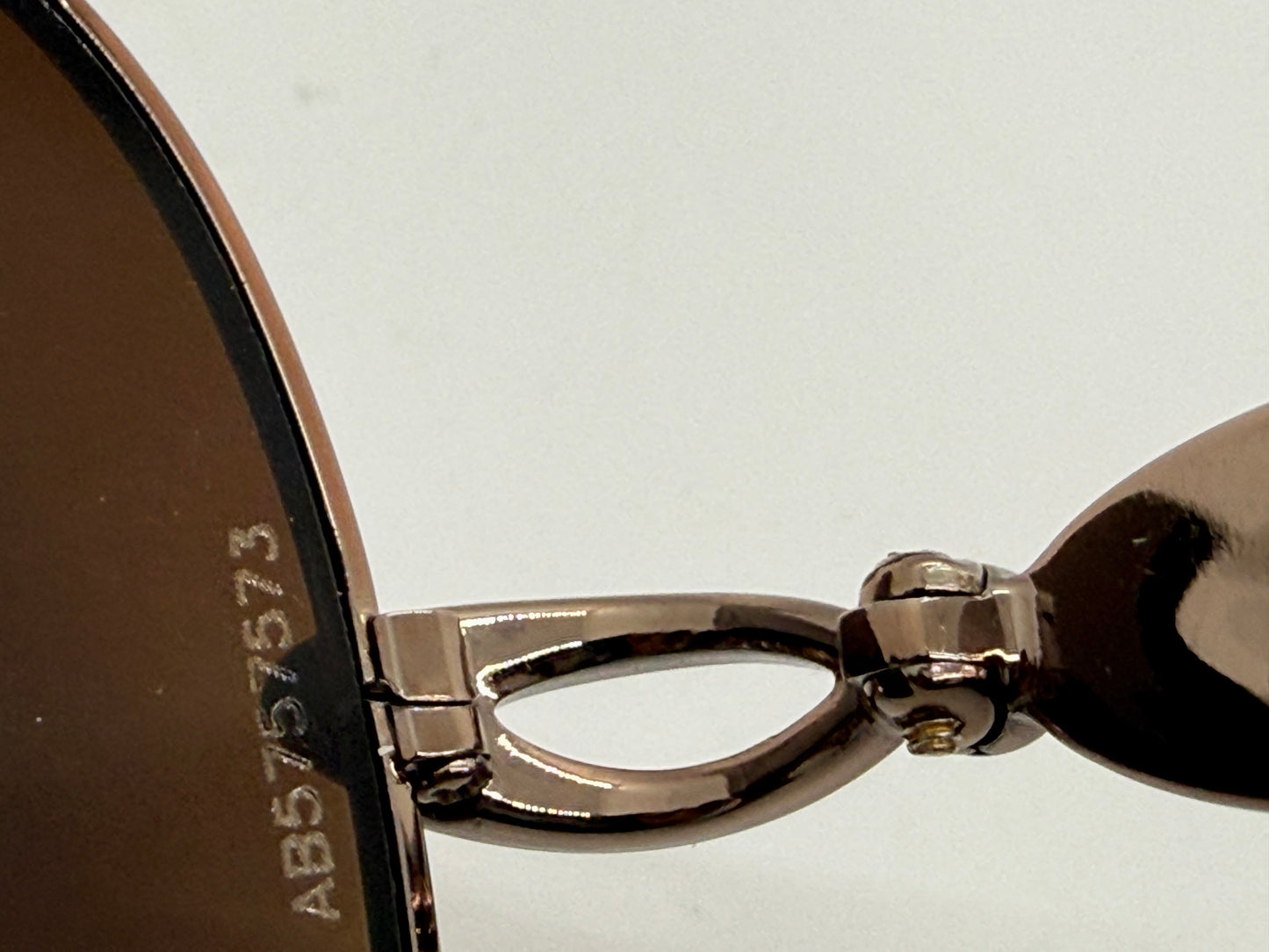 BVLGARI 6025-B Sunglasses-Crystal Temple-Brown Gradient Lenses-Unworn-Italy-60mm