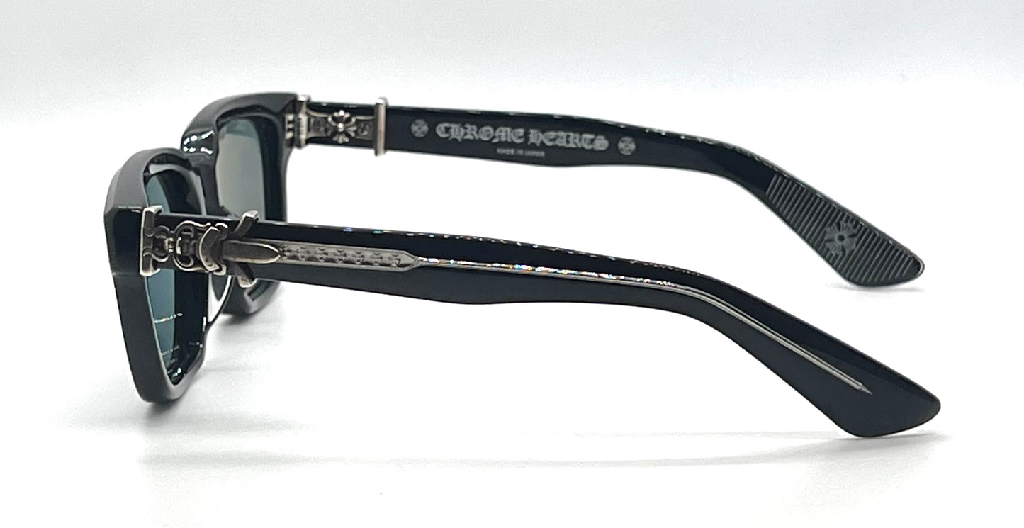 Chrome Hearts Vagillionaire II BK Zeiss Custom Sunglasses Full Kit Japan