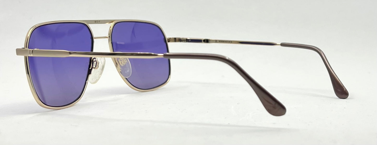Rodenstock R 2728 D Aviator Sunglasses-New Solid Purple Custom Lenses-Unworn