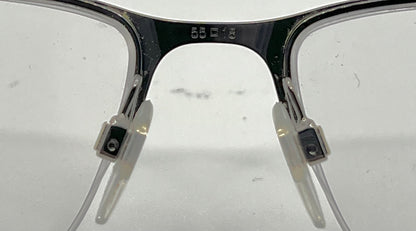 Burberry B1282 1008 Semi-Rimless Tortoise Glasses 55mm – Made in Italy