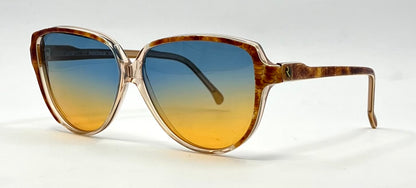 Rochas Paris EJ 4604 Vintage Sunglasses-New Custom Gradient Lenses-Handmade France