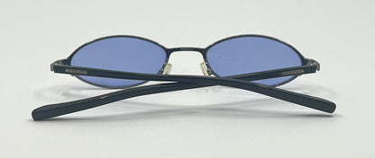 Gucci GG1668 836 Y2K Vintage Oval Sunglasses w/New Custom Light Blue Lenses