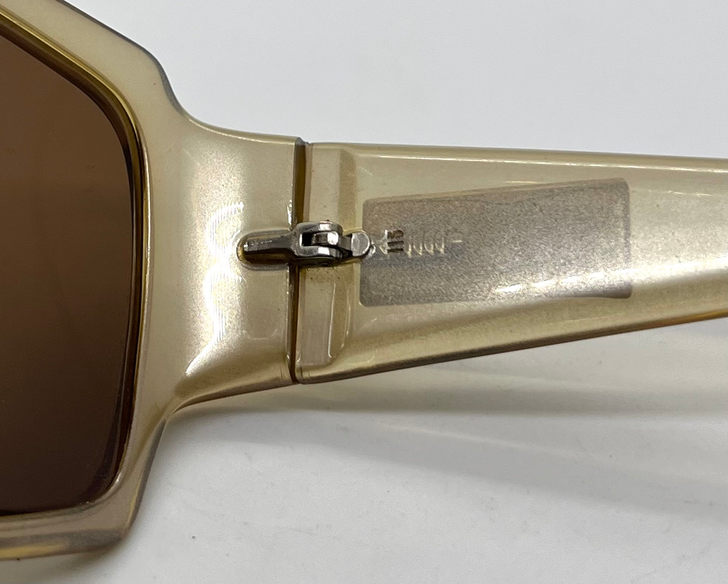 Christian Dior Night 3 WG8 Vintage Sunglasses-New Solid Brown Custom Lens-59mm