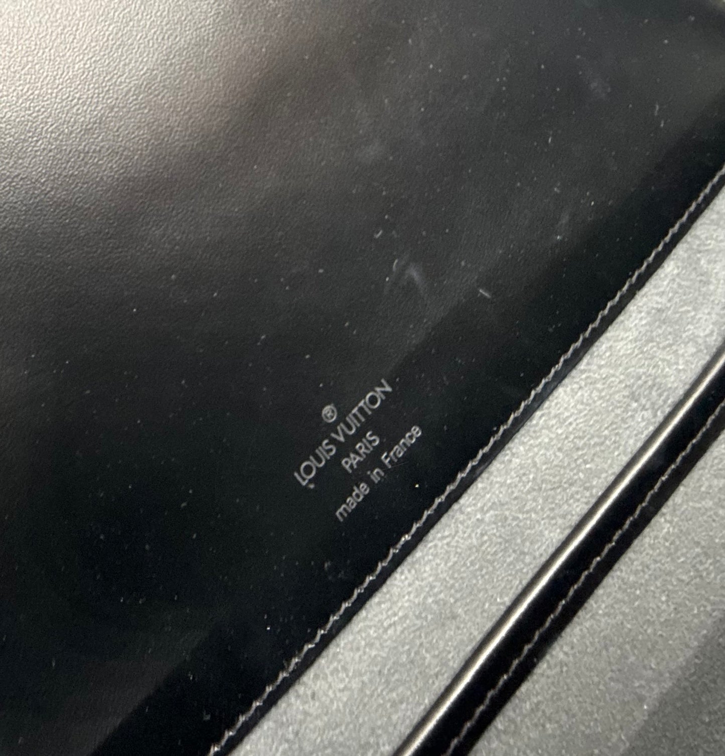 Louis Vuitton VINTAGE Epi Leather Black Camera Shoulder Bag France