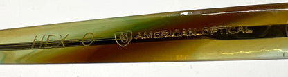 American Optical SunVogues HEX O Deadstock Tintomatic Dark Gray Lenses
