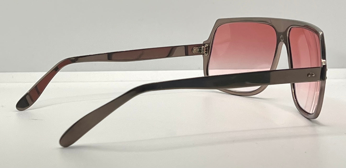 Polaroid Cool Ray 425 Vintage Sunglasses w/New Gradient Rose Tinted Lenses