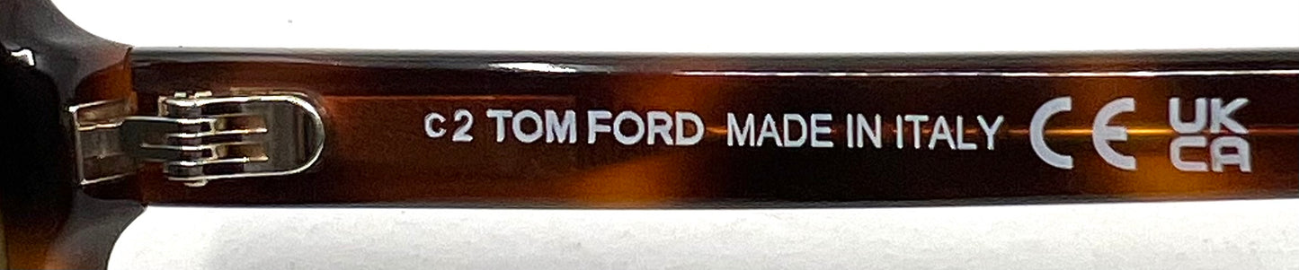 Tom Ford Vincent TF1176 53N C2 Havana Sunglasses 56-15-145 New