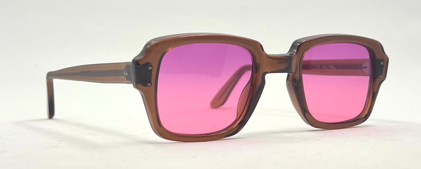 USS BCG 46-24 Vintage Military Glasses – Pink Gradient Second Chance Customs