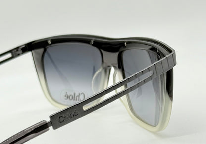 Chloé CL2186 C01-VINTAGE Shield Sunglasses-RARE/UNWORN-France-58mm-Grey Gradient