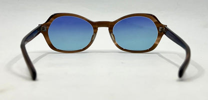 Vintage American Optical Sunglasses 5 1/4 Custom Light Blue Lenses USA