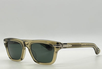 Chrome Hearts TRYPOLEAGAIN Army Green Sunglasses 52-20-146 Unworn Full Kit ZEISS Japan