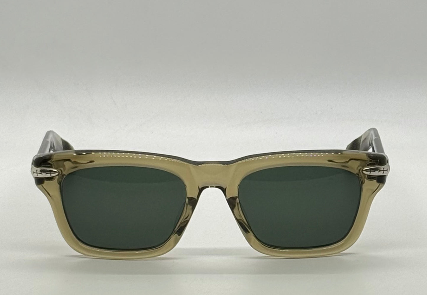 Chrome Hearts TRYPOLEAGAIN Army Green Sunglasses 52-20-146 Unworn Full Kit ZEISS Japan