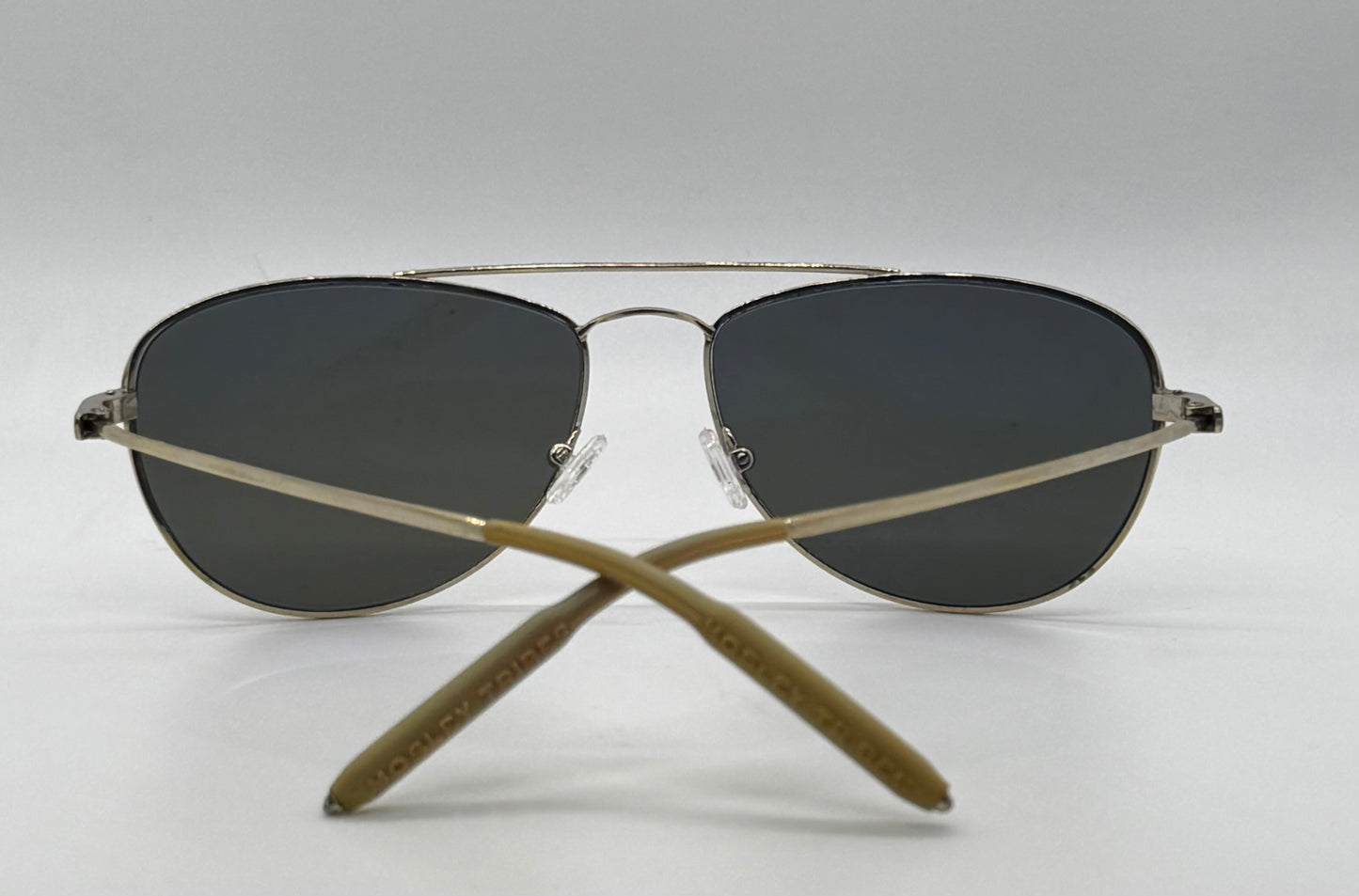 Mosley Tribes Aviatrix-Vintage Sunglasses-Gold Frame-Polarized Lenses-Full Kit