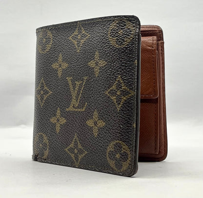 Louis Vuitton VINTAGE Monogram Bifold Wallet w/ Coin Pocket