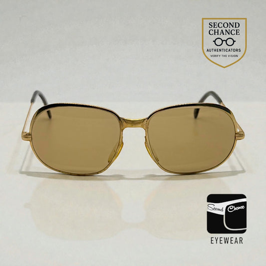 Marwitz-Vintage Deadstock Gold Metal 1960’s Sunglasses-130