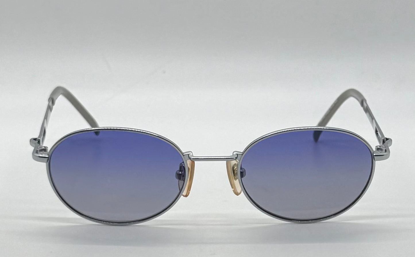 Yohji Yamamoto Vintage Japanese Oval Sunglasses-Unworn-Blue Gradient Lenses
