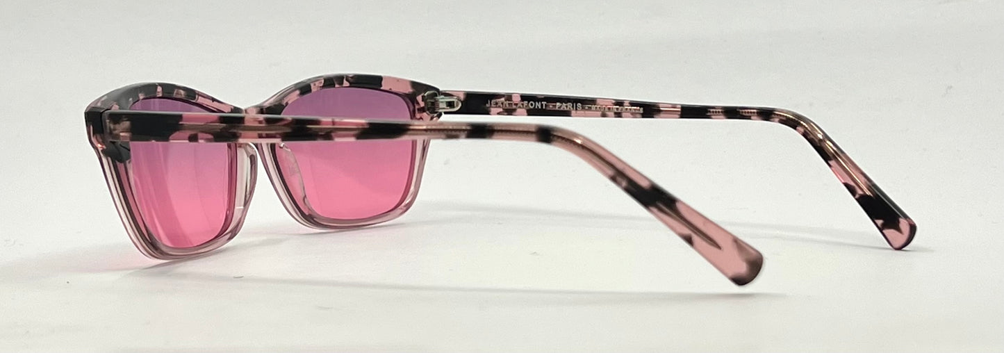 Jean Lafont Paris-Oceane 743 Pink Havana Sunglasses-New Custom Lenses-Unworn