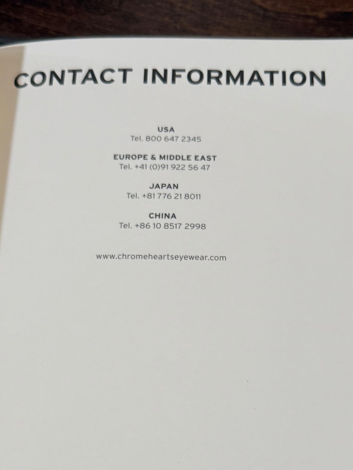 Chrome Hearts Eyewear Lookbook Vol 22 Edition 2 Fall 2022 – Authentic Mint Archive