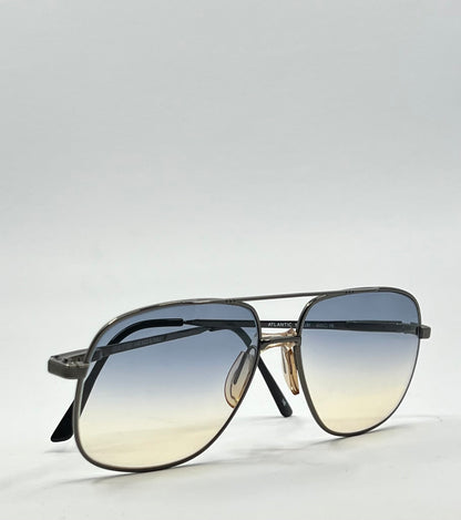 Ocean Optique Atlantic 1 GM Aviator Vintage Sunglasses w/New, Custom Lenses-France-60mm
