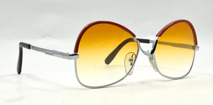 Silhouette MOD 480 Vintage Aviator Sunglasses-New Sunset Gradient Custom Lenses