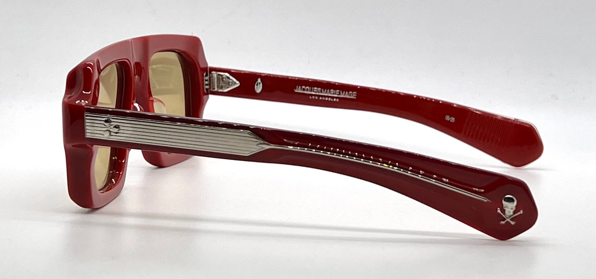 Jacques Marie Mage Decato Vermillion Bunker77 Sunglasses LTD 25 Unworn Full Kit
